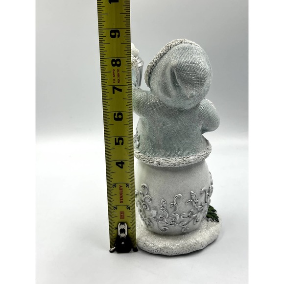Hallmark Set of 2 Winter Wonderland Snowman With Cardinal Figurine And L amp be - Picture 8 of 9